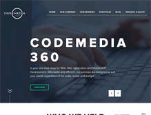 Tablet Screenshot of codemedia360.com